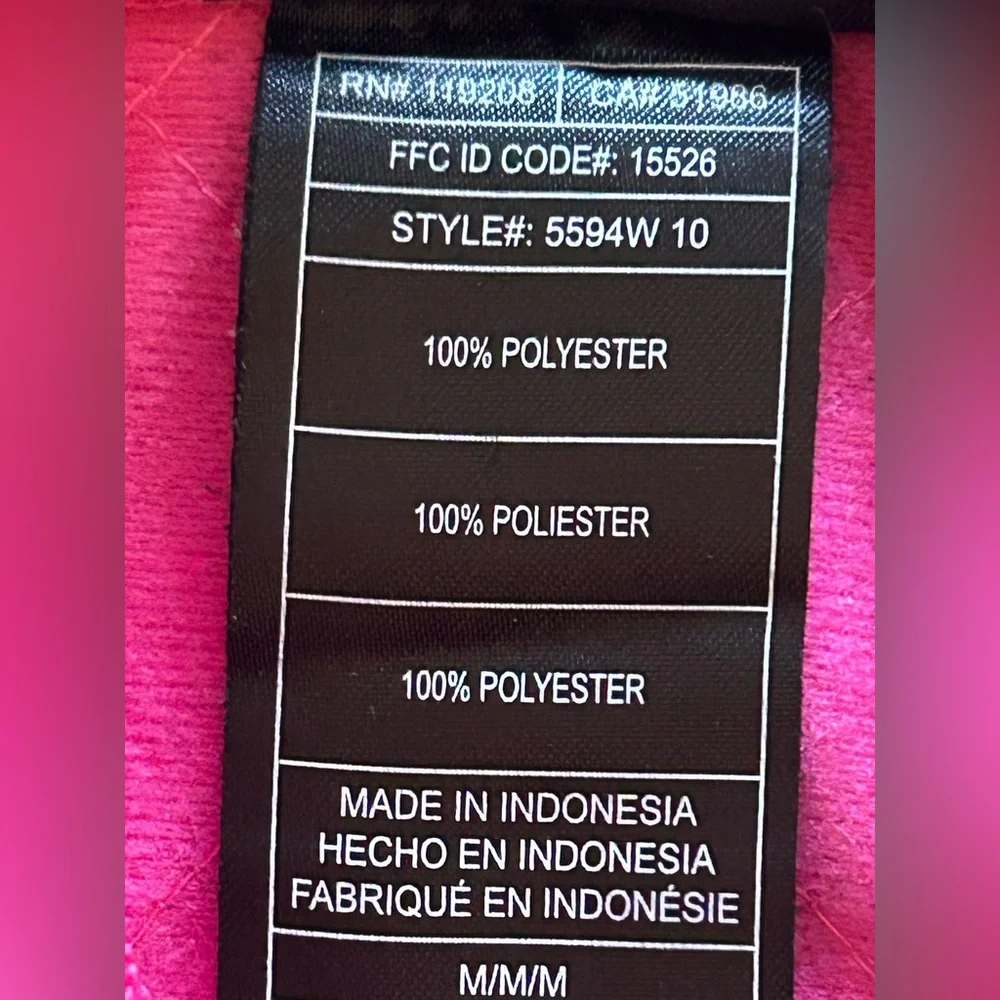 Go Broncos! Women’s Reebok zip up jacket, pink, Denver Broncos. Womens medium. - Picture 5 of 6